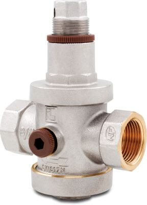 Itap Pressure reducing valve brass 25bar female thread Europress 143