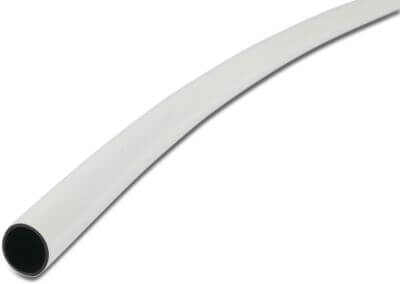 Pressure pipe punched PE40 4bar plain white