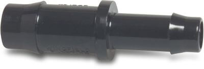 Barbed reducer PA (nylon) 10 bar hose tail black type WF