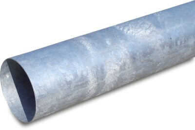 Suction pipe steel plain type flush cut