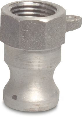 Quick coupler aluminium male part Camlock x female thread Camlock A