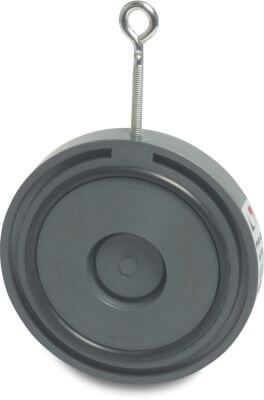 Profec Non return valve PVC-U 6bar flange grey 5500