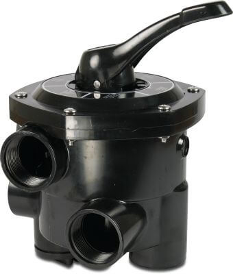 Flotide Multiport valve 4bar Mega SMG 6-way valve + piping kit