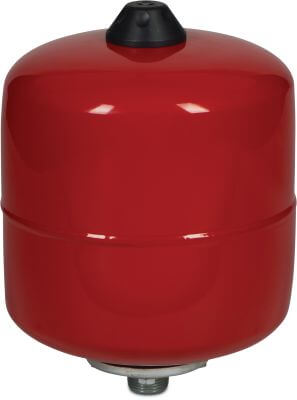 Profec Membrane pressure tank steel 10bar male thread red vertical