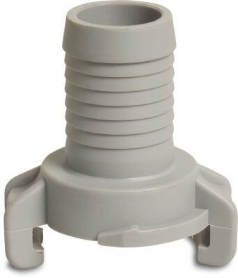 Quick coupler PA glass fibre reinforced 8 bar hose tail