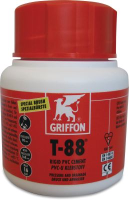 Griffon PVC glue KIWA T-88 label EN/DE