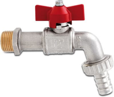 Itap Ball bib tap brass male thread x hose tail type 134