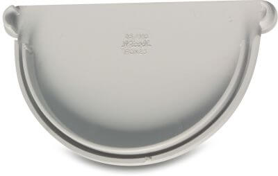 End piece PVC-U glue grey Universal