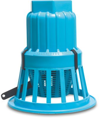 Foot valve PP female thread blue