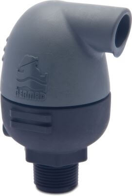 Bermad Air release- vacuum valve glass-filled nylon 16bar male thread grey/black C30