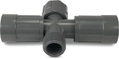 Rain Bird Manifold PVC 10bar female thread x female threaded nut x male thread grey
