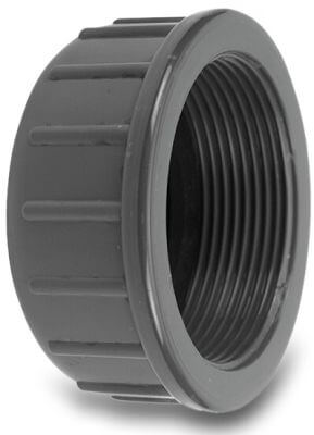 VDL Cap PVC-U female thread grey type round