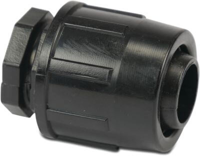 Cap PP 4 bar lock black