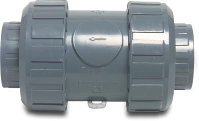 Praher Non return valve PVC-U glue socket grey S4