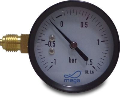 Profec Pressure gauge male thread dry