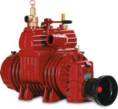 B&P Compressor cast iron 2,5bar red