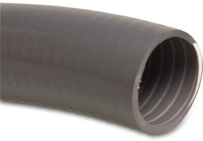 Profec Pool hose PVC Poolflex grey 