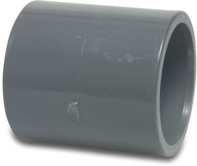 Profec Socket PVC-U KIWA 16bar glue socket grey