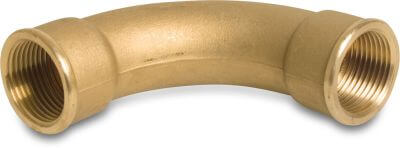 Profec Nr. 2 Bend 90° brass 40 bar female thread