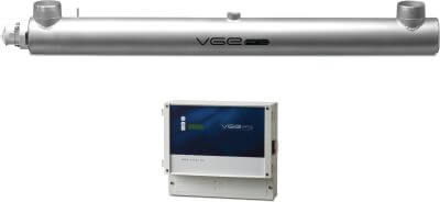 VGE Pro Low pressure lamp UV system stainless steel 6bar male thread
