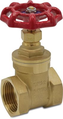 Profec Gate valve brass 16 bar female thread type 201