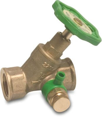 Stopcock brass 10bar female thread 1410
