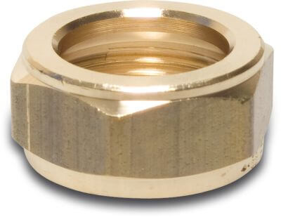 Bonfix Union nut brass KIWA/GASTEC female thread
