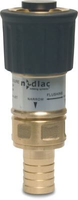 Nedlac Spray nozzle brass 8,5bar hose tail High Flow