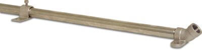 Drinker bracket 45° stainless steel 304 female thread x male thread