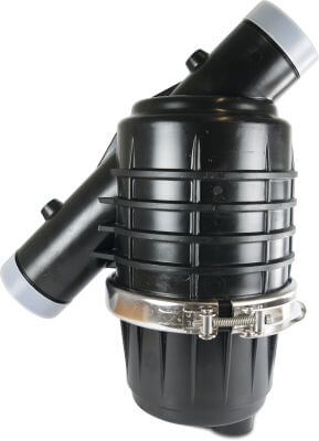 Inline filter PP 8 bar male thread black type 335