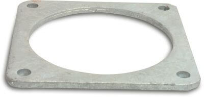 Backing flange steel MZ square