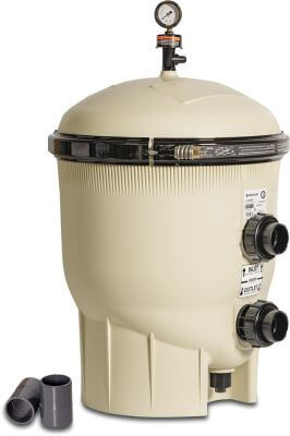Pentair Cartridge filter fibreglass-reinforced PP 3,5bar imperial glue socket grey