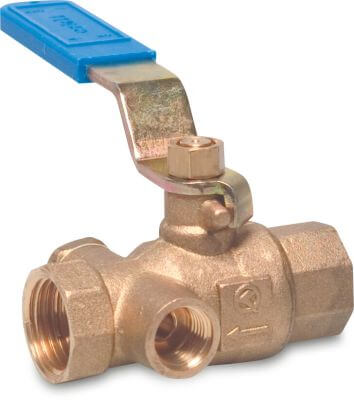 Bonfix Stopcock brass KIWA 10bar female thread