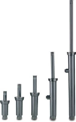 Rain Bird Sprinkler base plastic female thread x UNC male thread black RD 1804-SAM-PRS 3,1 bar with Flow Protect Device