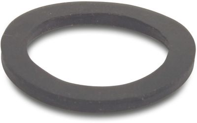 Flat seal rubber reinforced with nylon black