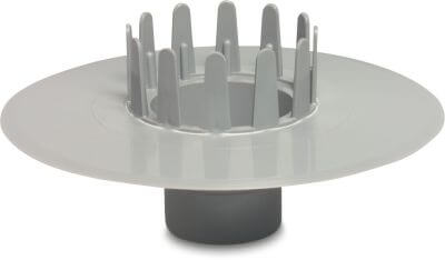 Roof drain PVC-U grey CO