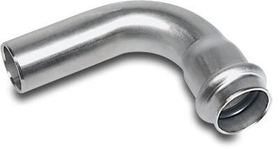 Bonfix Bend 90° stainless steel 316L KIWA press x spigot