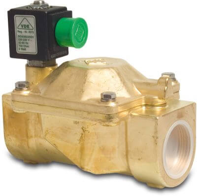 Solenoid valve brass female thread type WZB