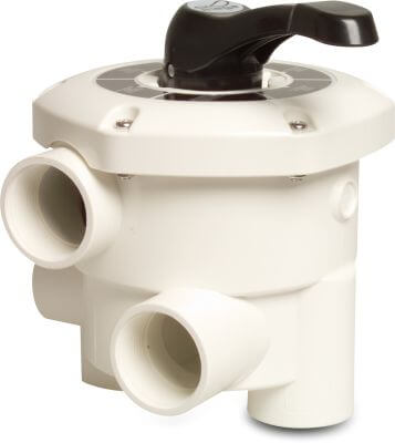 Praher Multiport valve ABS female thread 6-way valve