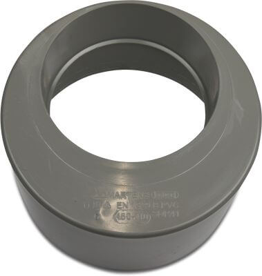 Drainage repair socket PVC-U KOMO glue socket x spigot grey