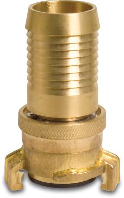 Quick coupler brass 25bar hose tail swivel