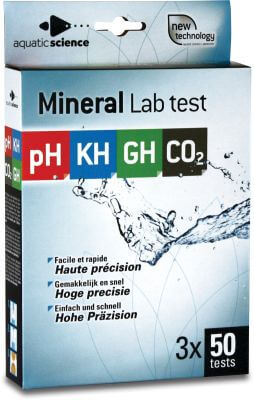 Mineral lab test PH-KH-GH-CO2
