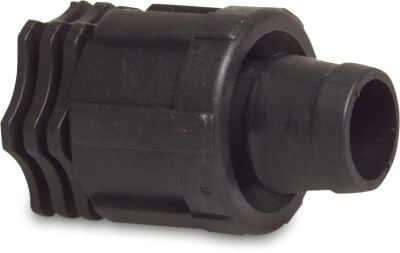 Plug PP 6bar tape black