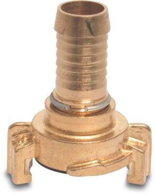 Profec Quick coupler brass 10bar hose tail swivel