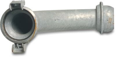 Quick coupler bend 90° steel female part Italian x male part Italian type Italian