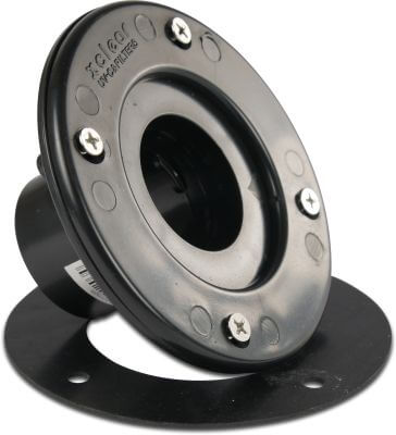 Liner tank connector glue socket black