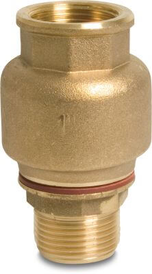 Non Return Valve brass 10 bar female thread x male thread type 420