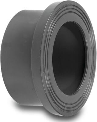 VDL Stub flange PVC-U glue socket grey