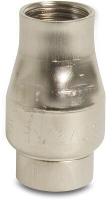 Non return valve stainless steel 304 16bar female thread M