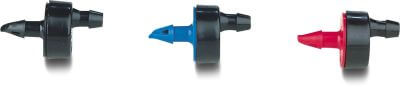 Rain Bird Button dripper plastic push-in x barbed